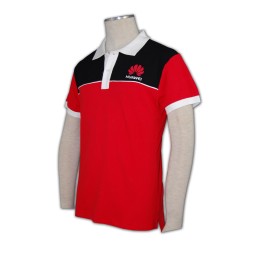 P254 訂polo-shirt 撞色直袖  撞色胸筒 供應polo-shirt      紅色 P254 訂polo-shirt 撞色直袖  撞色胸筒 供應polo-shirt      紅色